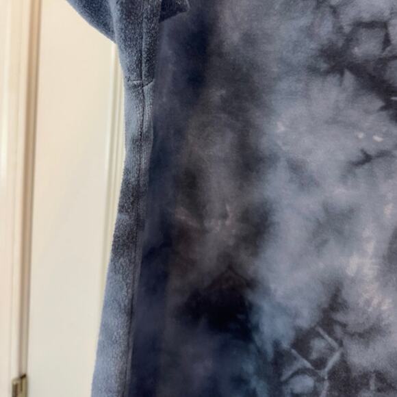 Te Verde Women’s Tie Dye Boho Long Sleeve Sweater Size L Gray Casual Athleisure - Picture 6 of 7